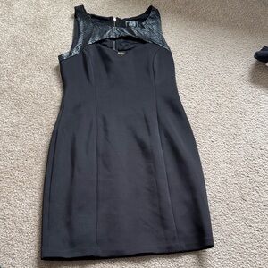 Guess Black Sleeveless Mini Dress